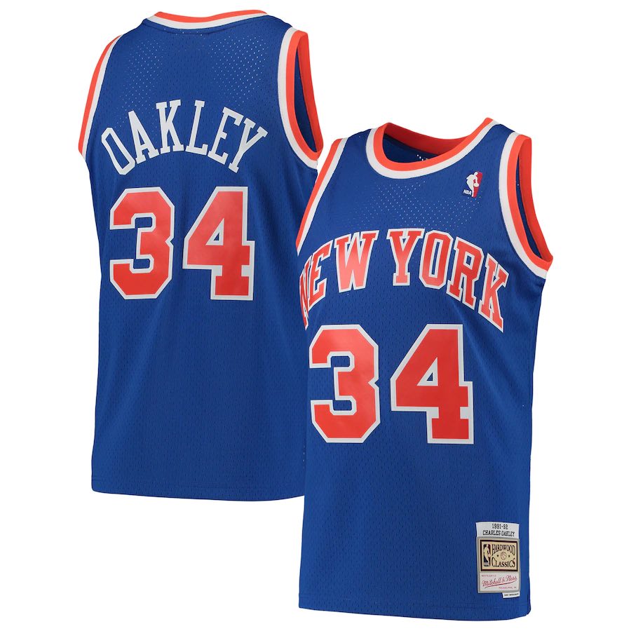 Charles Oakley New York Knicks 34 Jersey