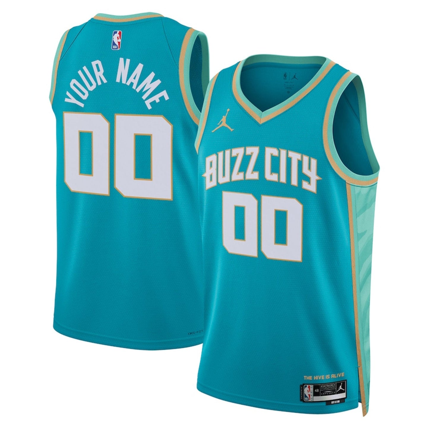 Basketball Charlotte Hornets Blank Custom Jersey