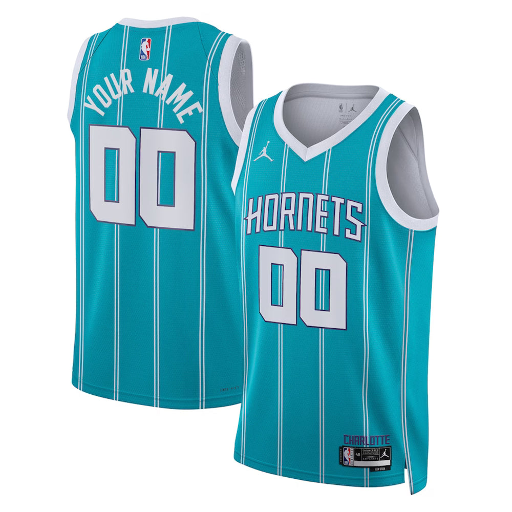 Basketball Charlotte Hornets Blank Custom Jersey