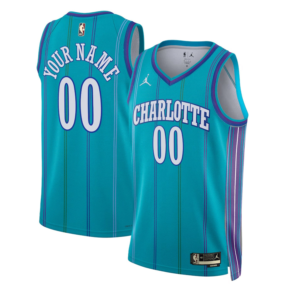 Basketball Charlotte Hornets Blank Custom Jersey