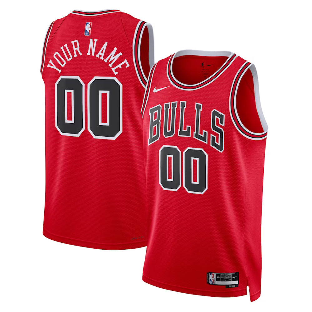 Basketball Chicago Bulls Blank Custom Jersey