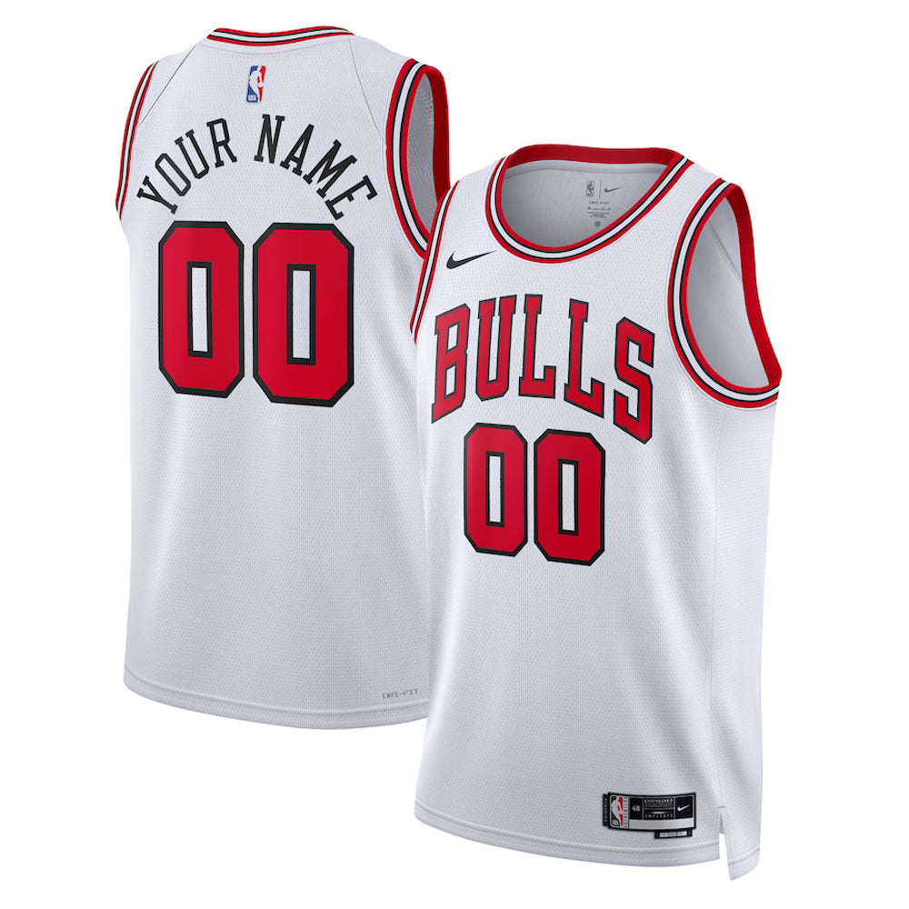 Basketball Chicago Bulls Blank Custom Jersey