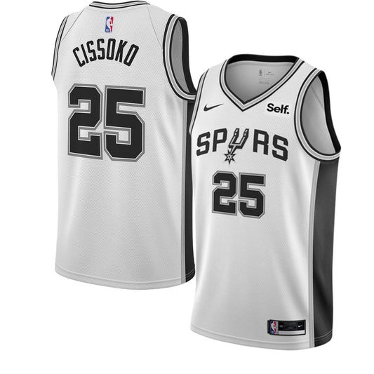 Basketball Cidy Cissoko San Antonio Spurs 25 Jersey