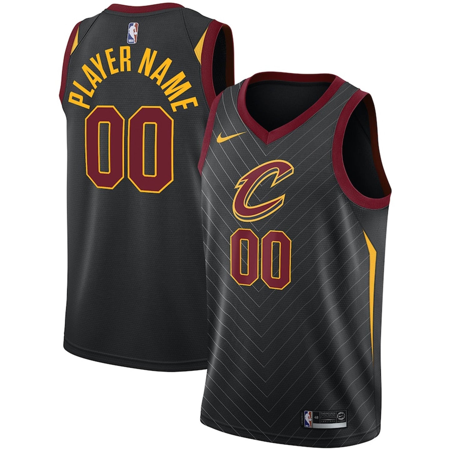 Basketball Cleveland Cavaliers Blank Custom Jersey