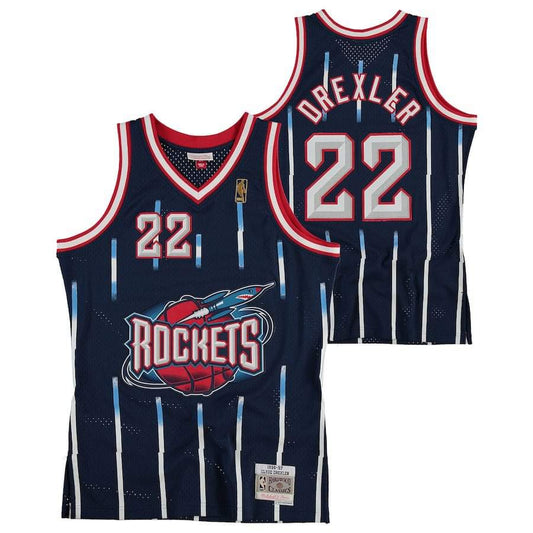 Clyde Dexler Houston Rockets 22 Jersey