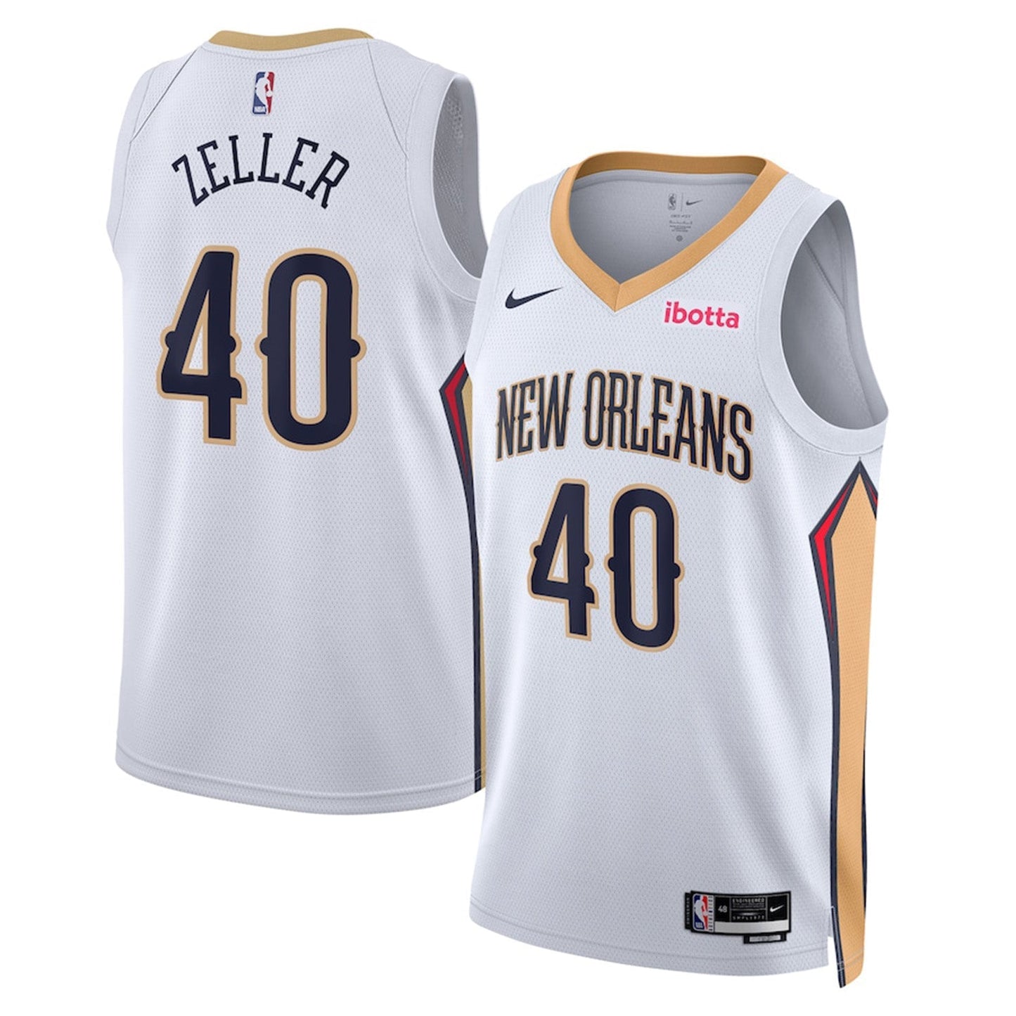 Basketball Cody Zeller New Orleans Pelicans 40 Jersey