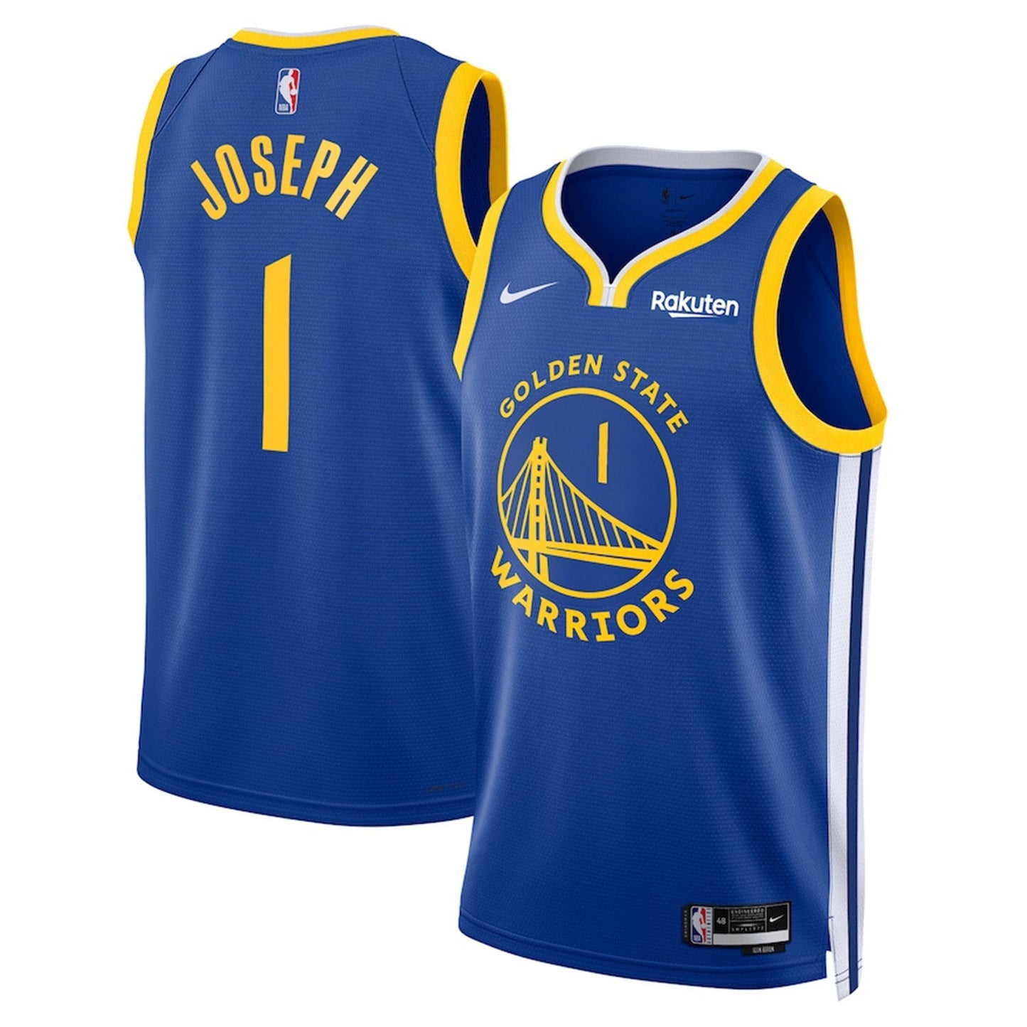 Basketball Corey Joseph Golden State Warriors 1 Jersey