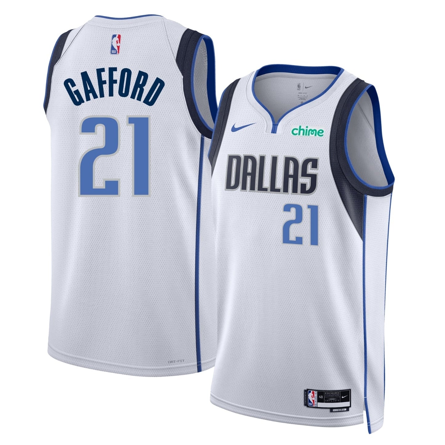 Basketball Daniel Gafford Dallas Mavericks 21 Jersey