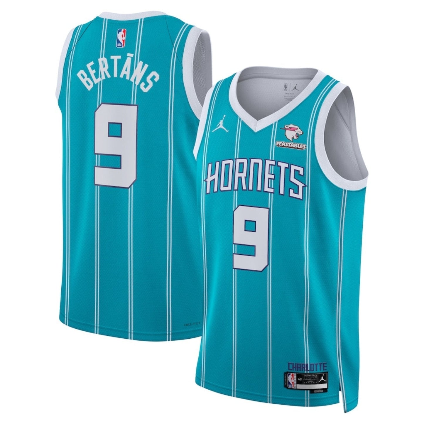 Basketball Davis Bertans Charlotte Hornets 9 Jersey