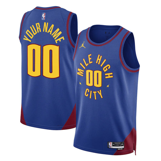Basketball Denver Nuggets Blank Custom Jersey