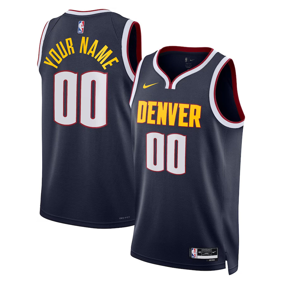 Basketball Denver Nuggets Blank Custom Jersey