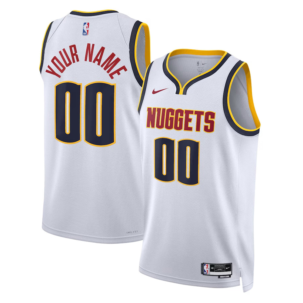Basketball Denver Nuggets Blank Custom Jersey