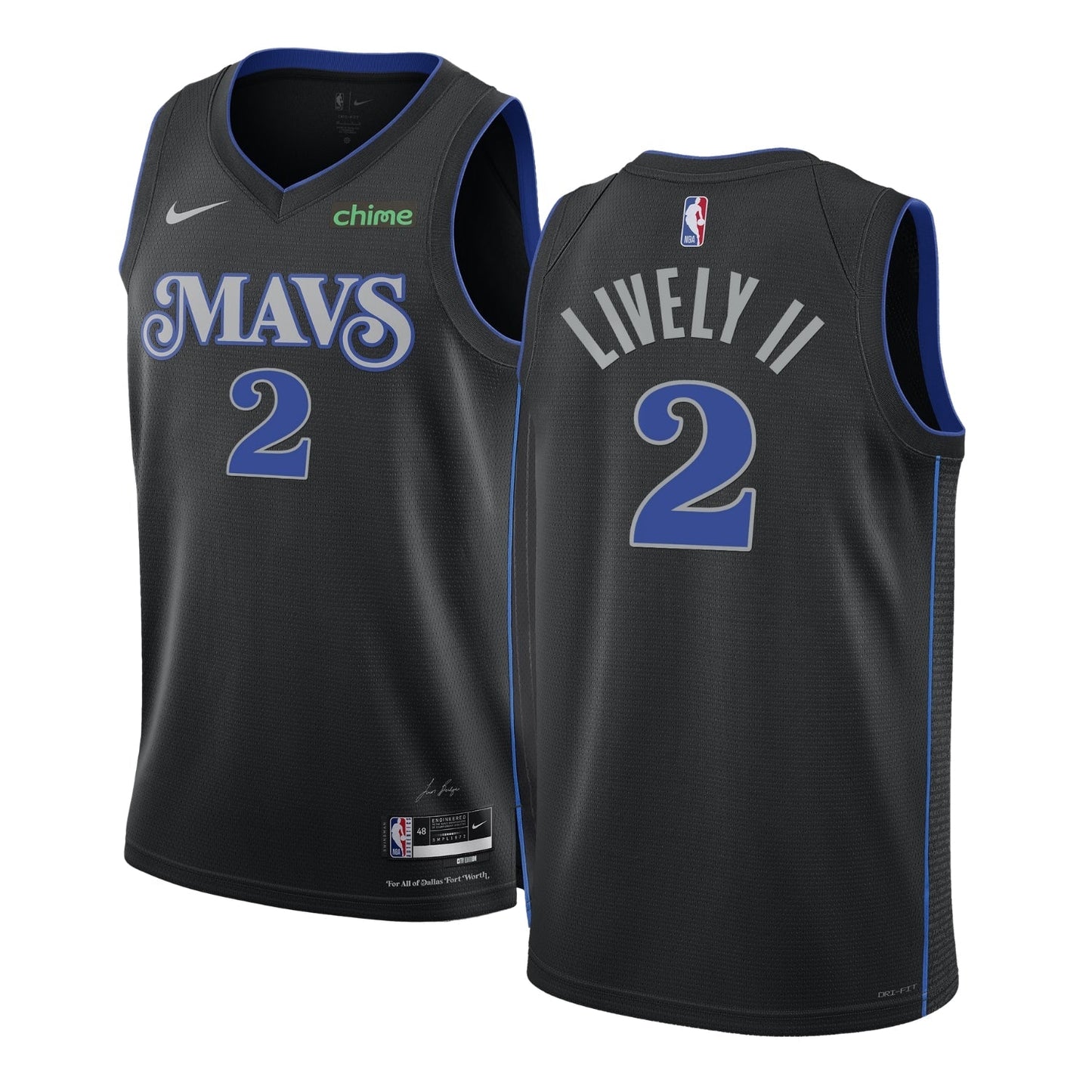 Basketball Dereck Lively II Dallas Mavericks 2 Jersey