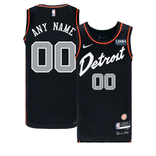 Basketball Detroit Pistons Blank Custom Jersey