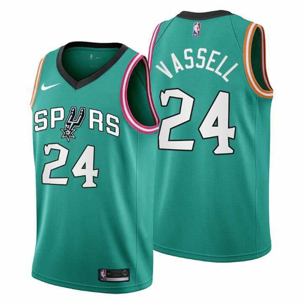 Basketball Devin Vessell San Antonio Spurs 24 Jersey