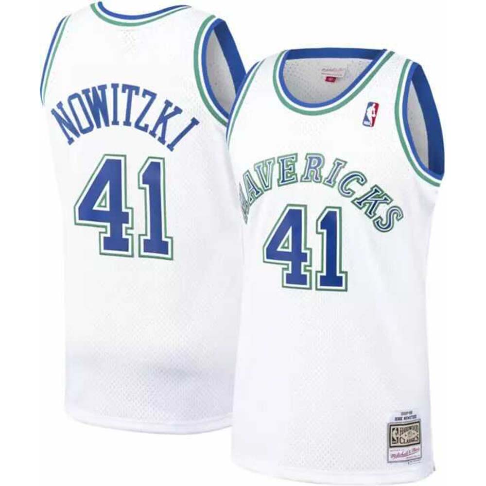 Basketball Dirk Nowitzki Dallas Mavericks 41 Retro Jersey