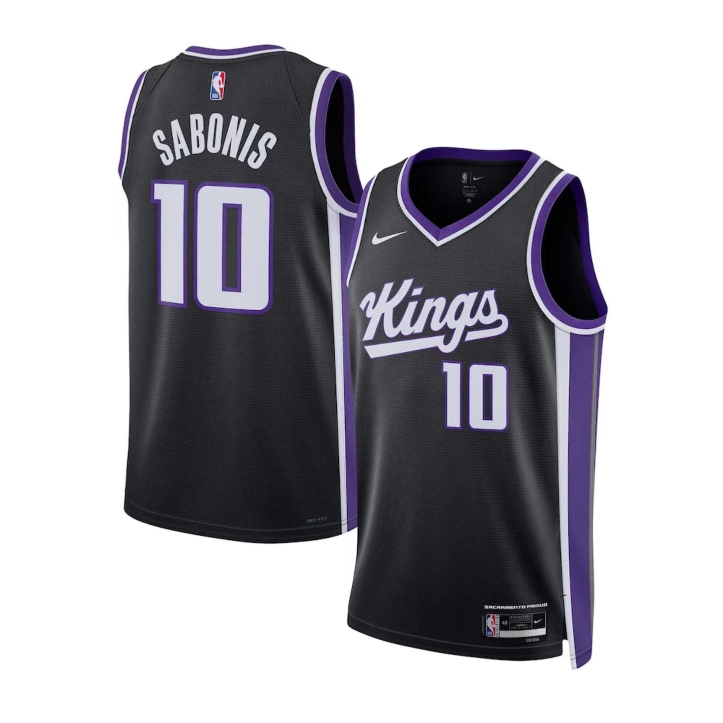 Domantas Sabonis Sacramento Kings 10 Jersey