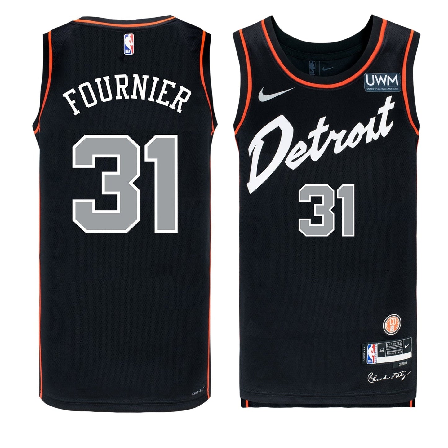 Basketball Evan Fournier Detroit Pistons 31 Jersey