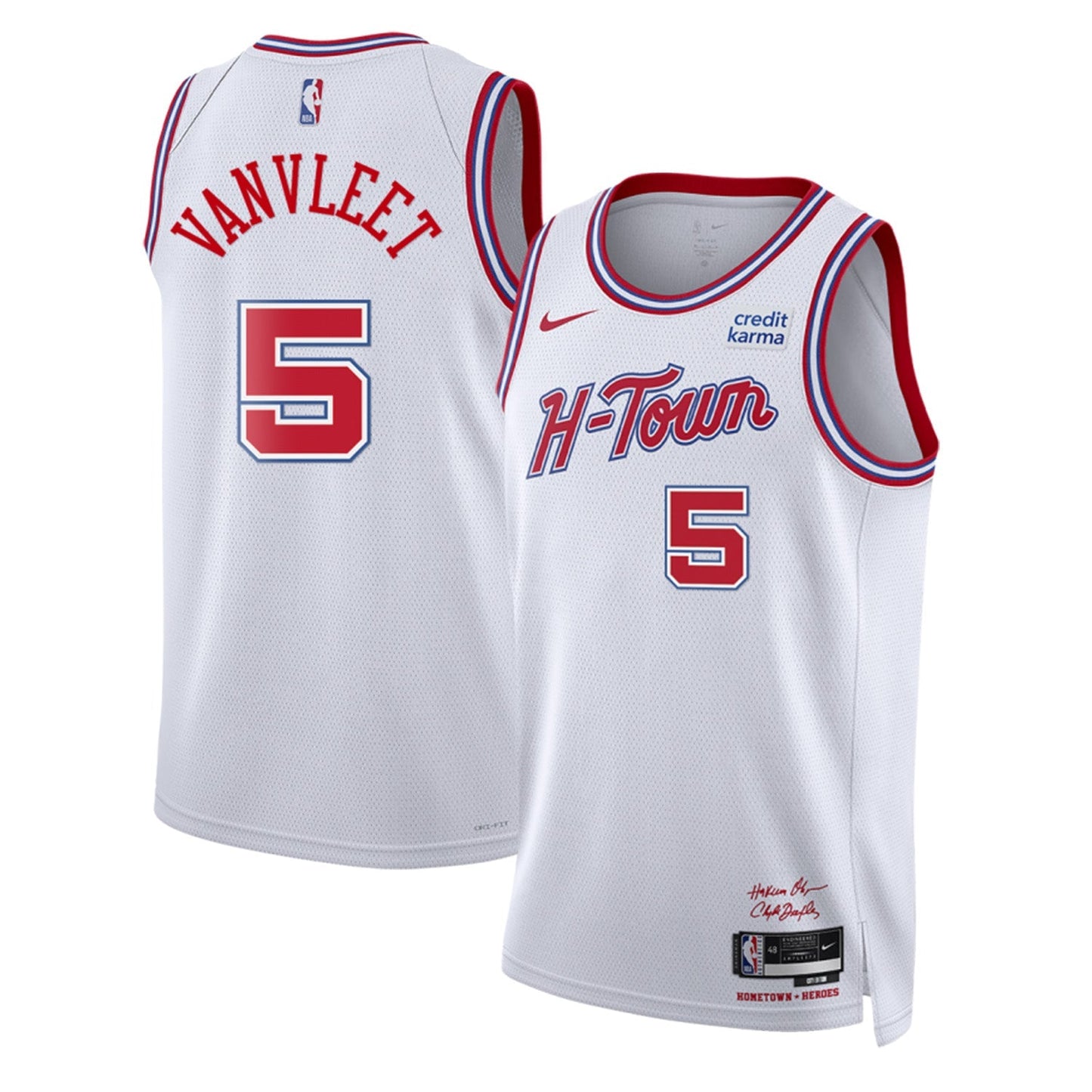 Basketball Fred VanVleet Houston Rockets 5 Jersey