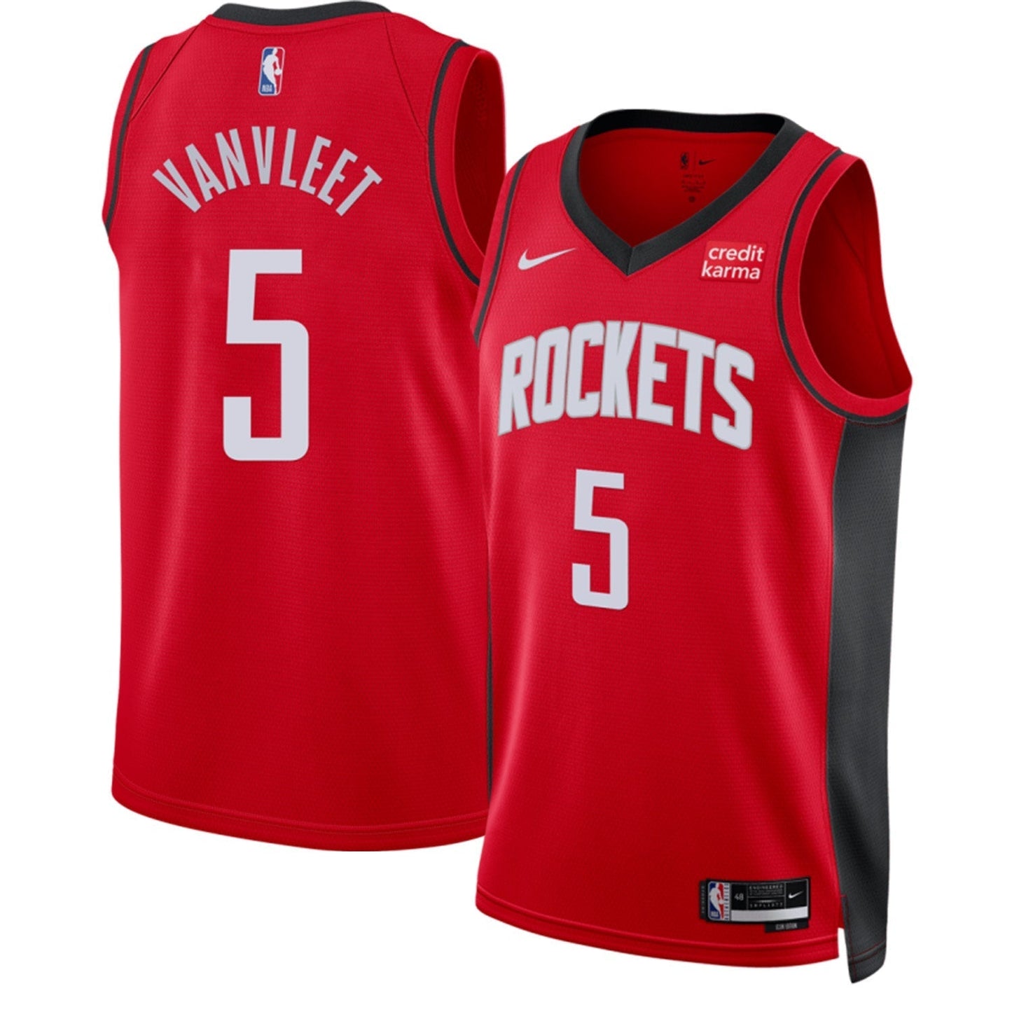 Fred Van Vleet Houston Rockets 5 Jersey