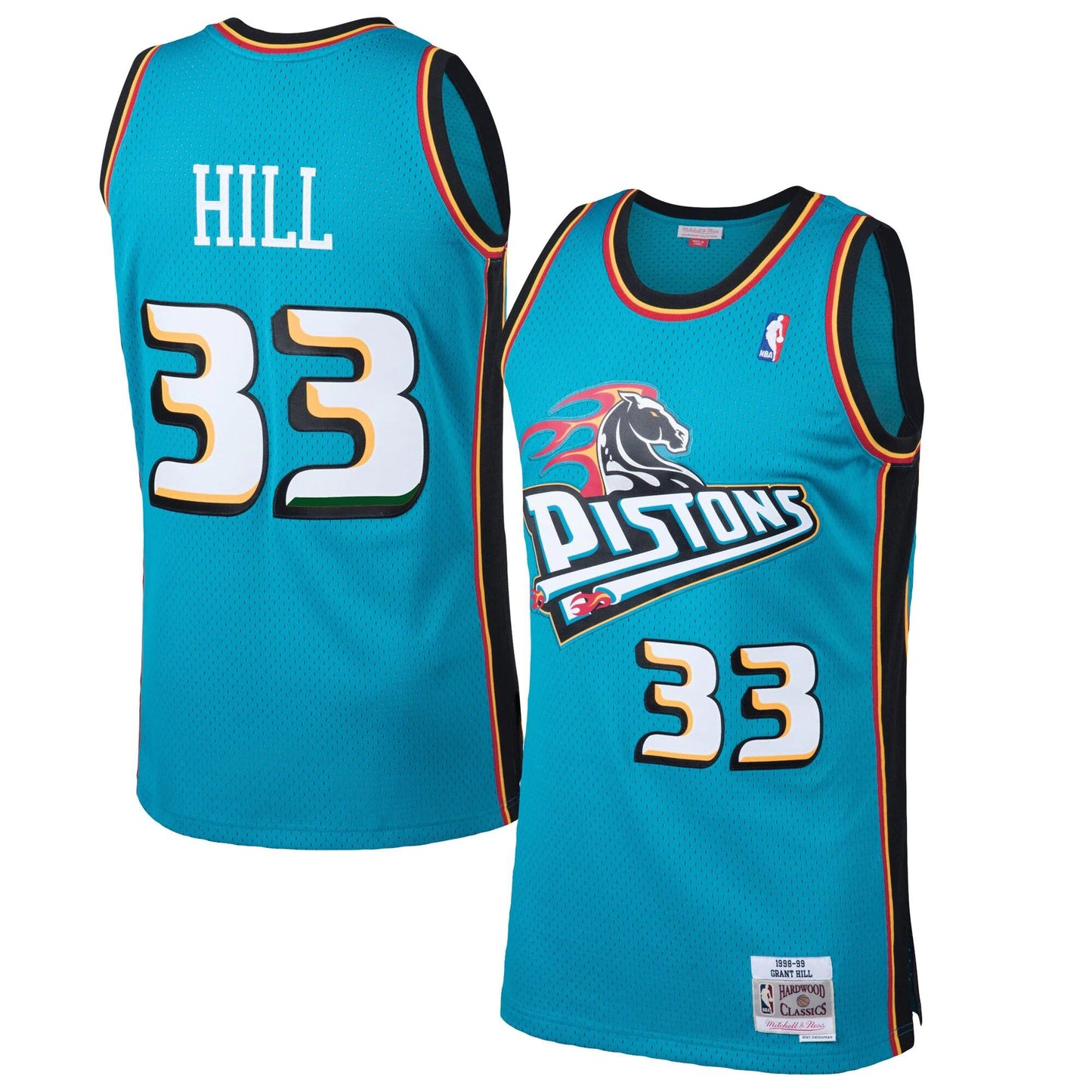Basketball Grant Hill Detroit Pistons 33 Jersey