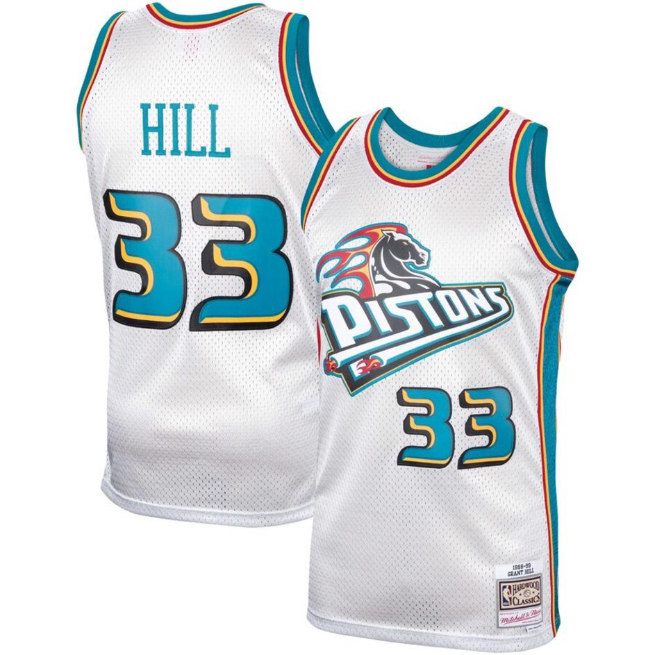 Basketball Grant Hill Detroit Pistons 33 Jersey
