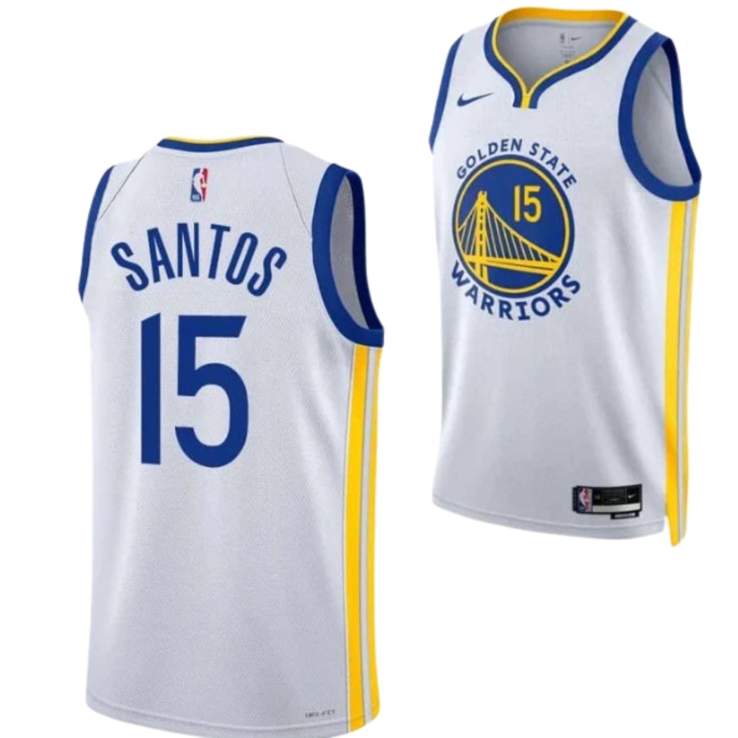 Basketball Gui Santos Golden State Warriors 15 Jersey