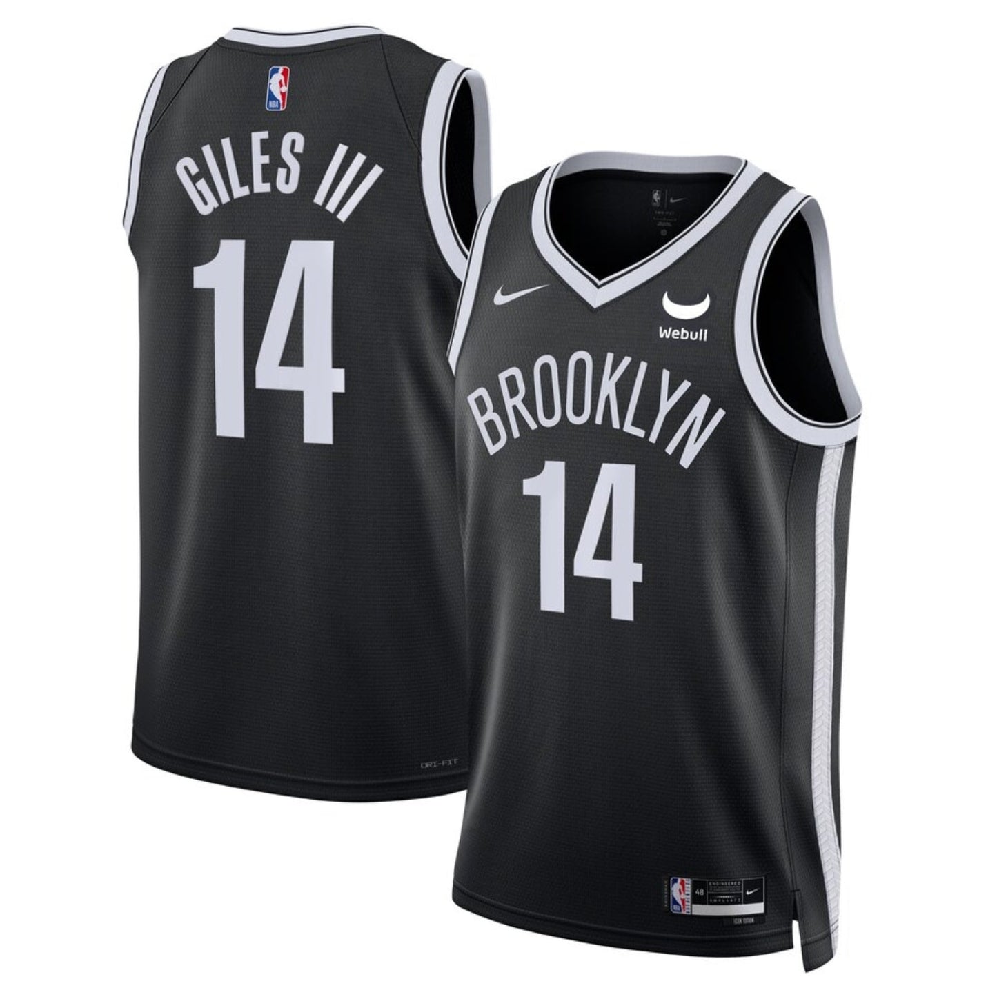 Harry GIles III Brooklyn Nets 14 Jersey
