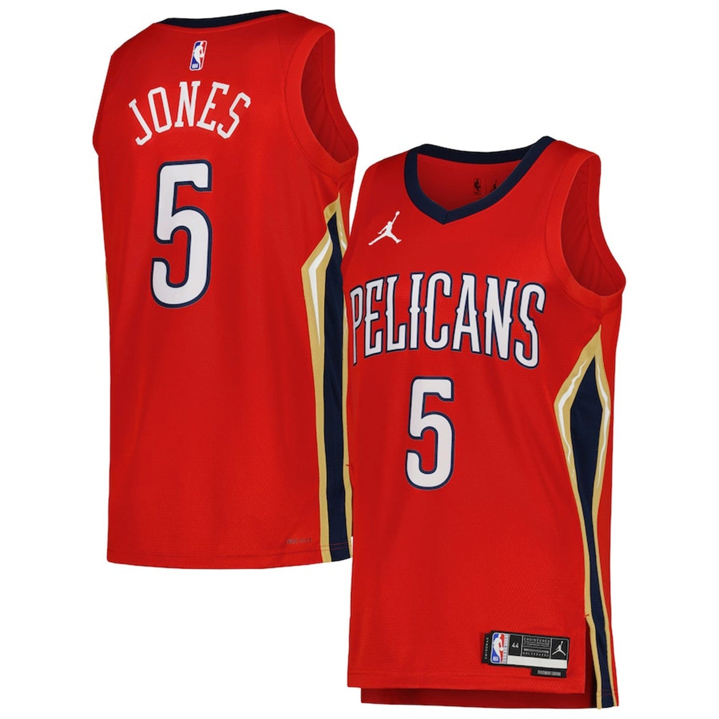 Basketball Herbert Jones New Orleans Pelicans 5 Jersey