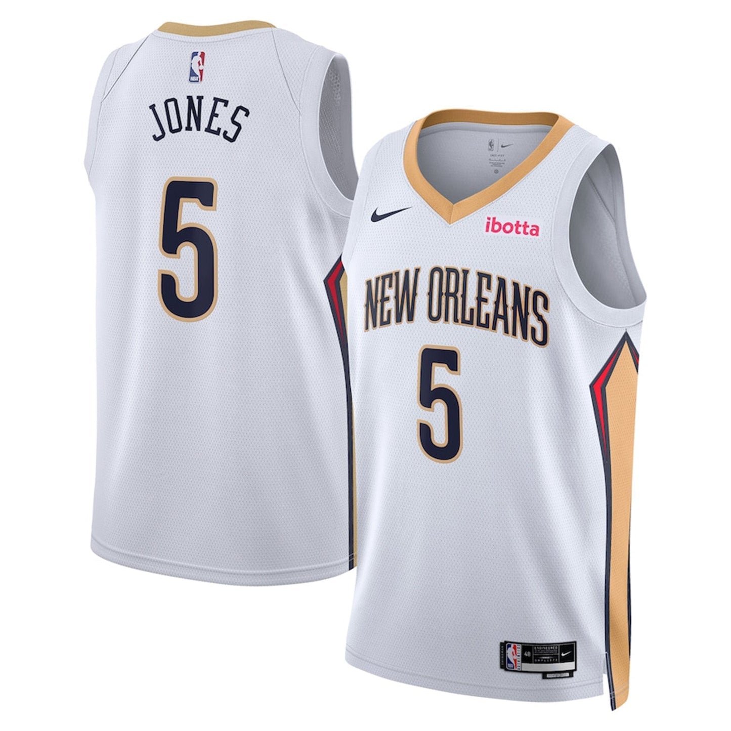 Basketball Herbert Jones New Orleans Pelicans 5 Jersey