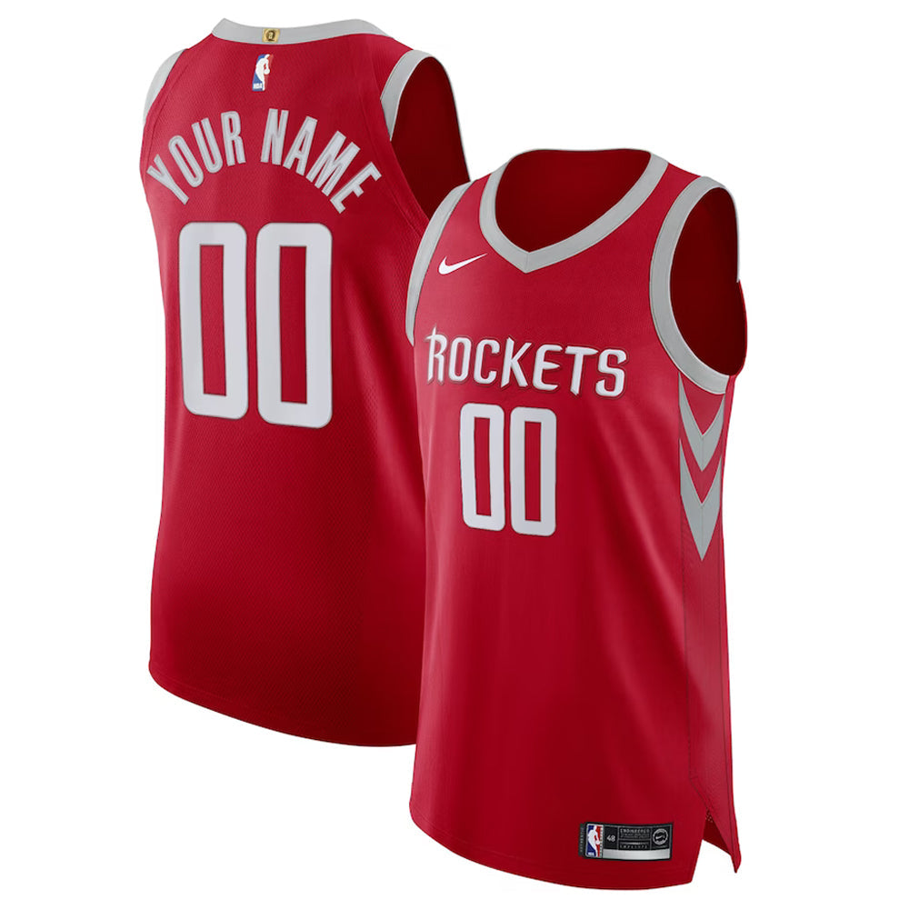 Basketball Houston Rockets Blank Custom Jersey