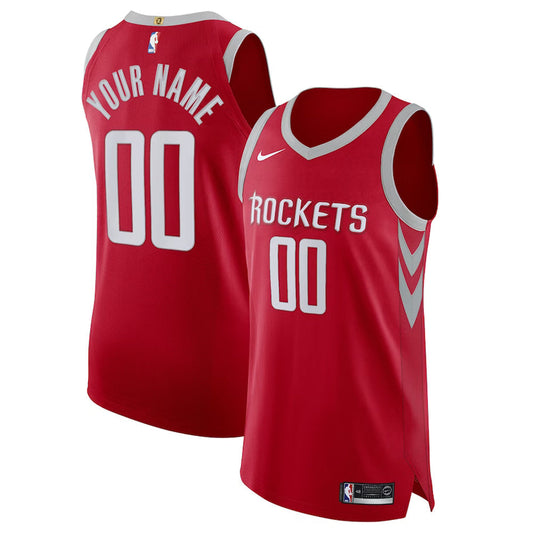 Houston Rockets Blank Custom Jersey