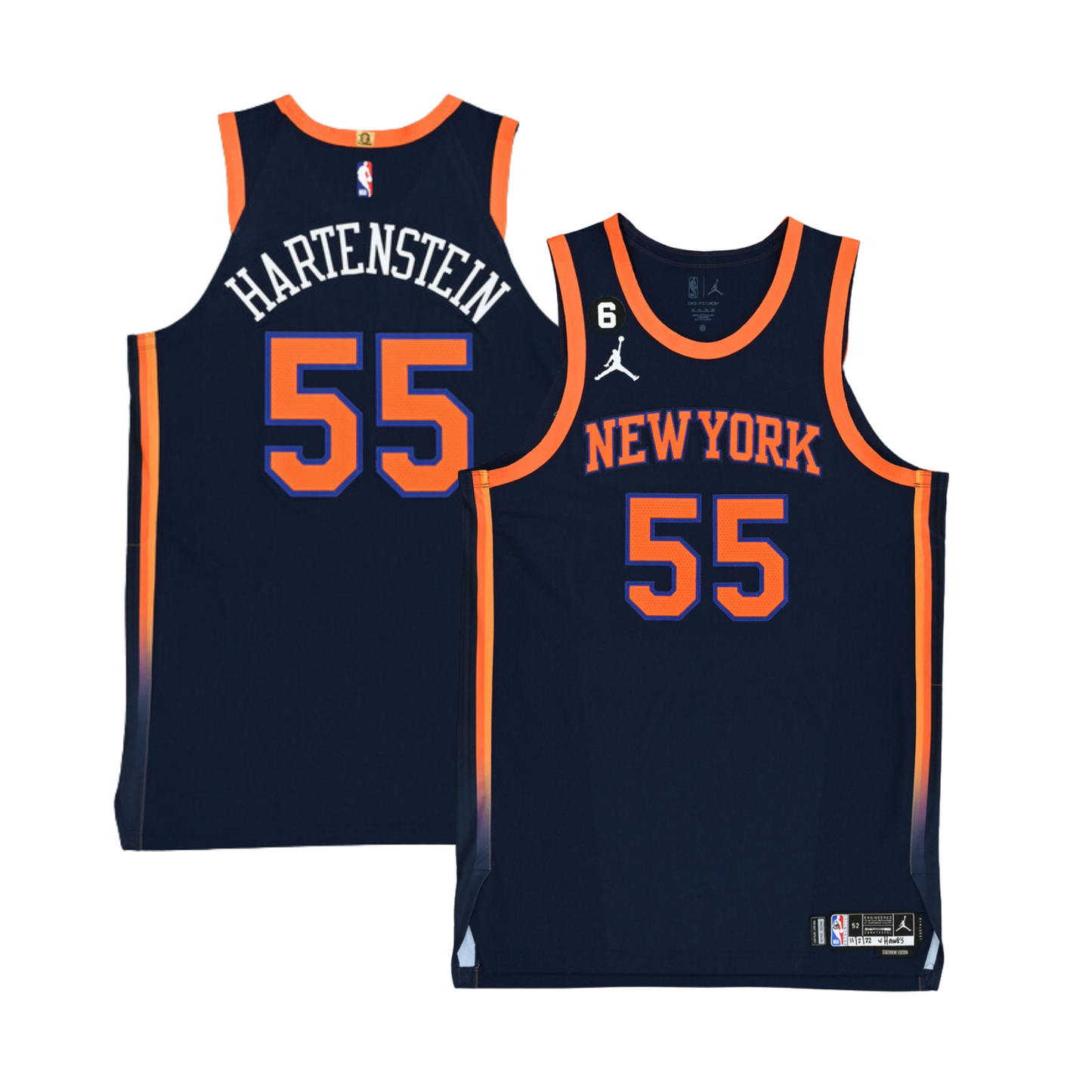Isaiah Hartenstien New York Knicks 55 Jersey