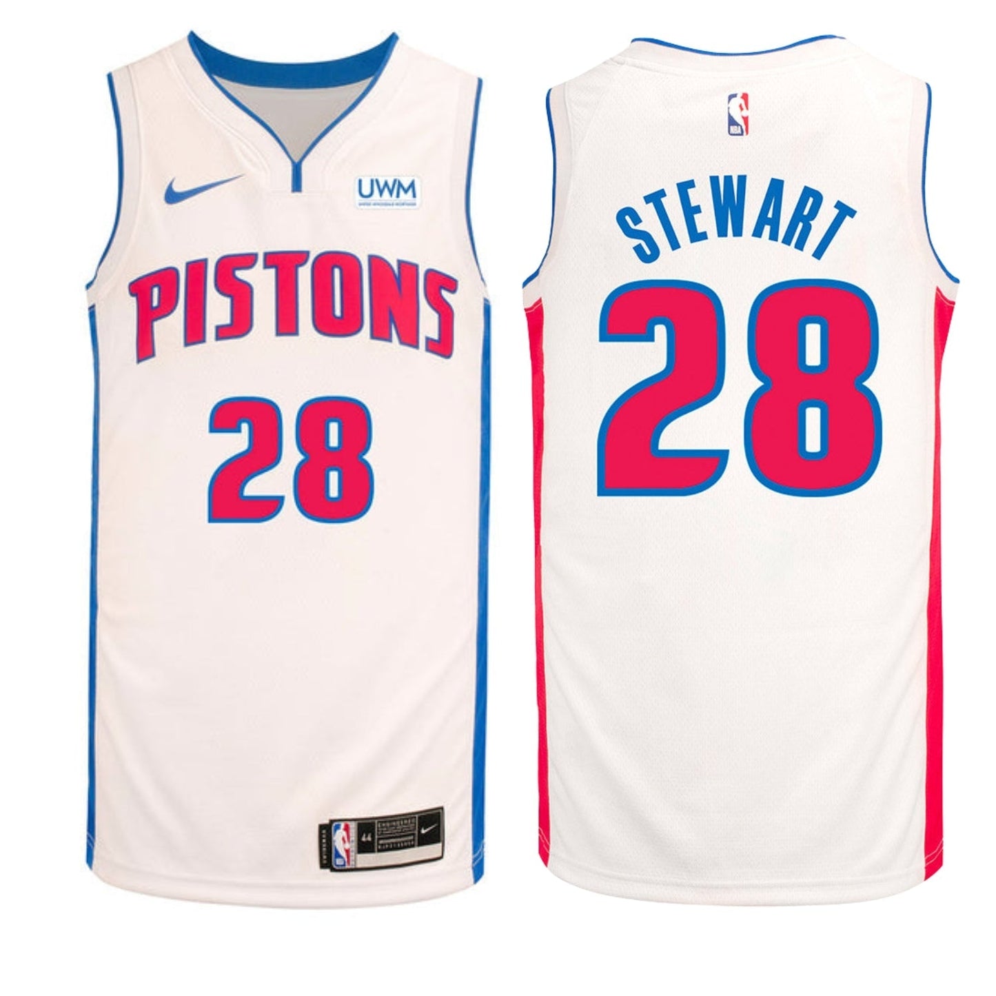 Basketball Isaiah Stewart Detroit Pistons 28 Jersey