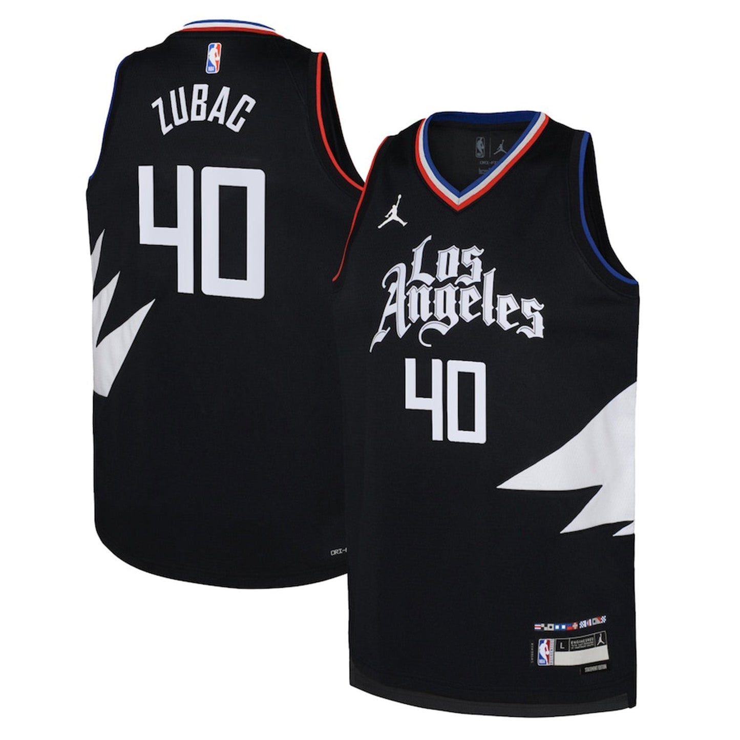 Basketball Ivica Zubac LA Clippers 40 Jersey
