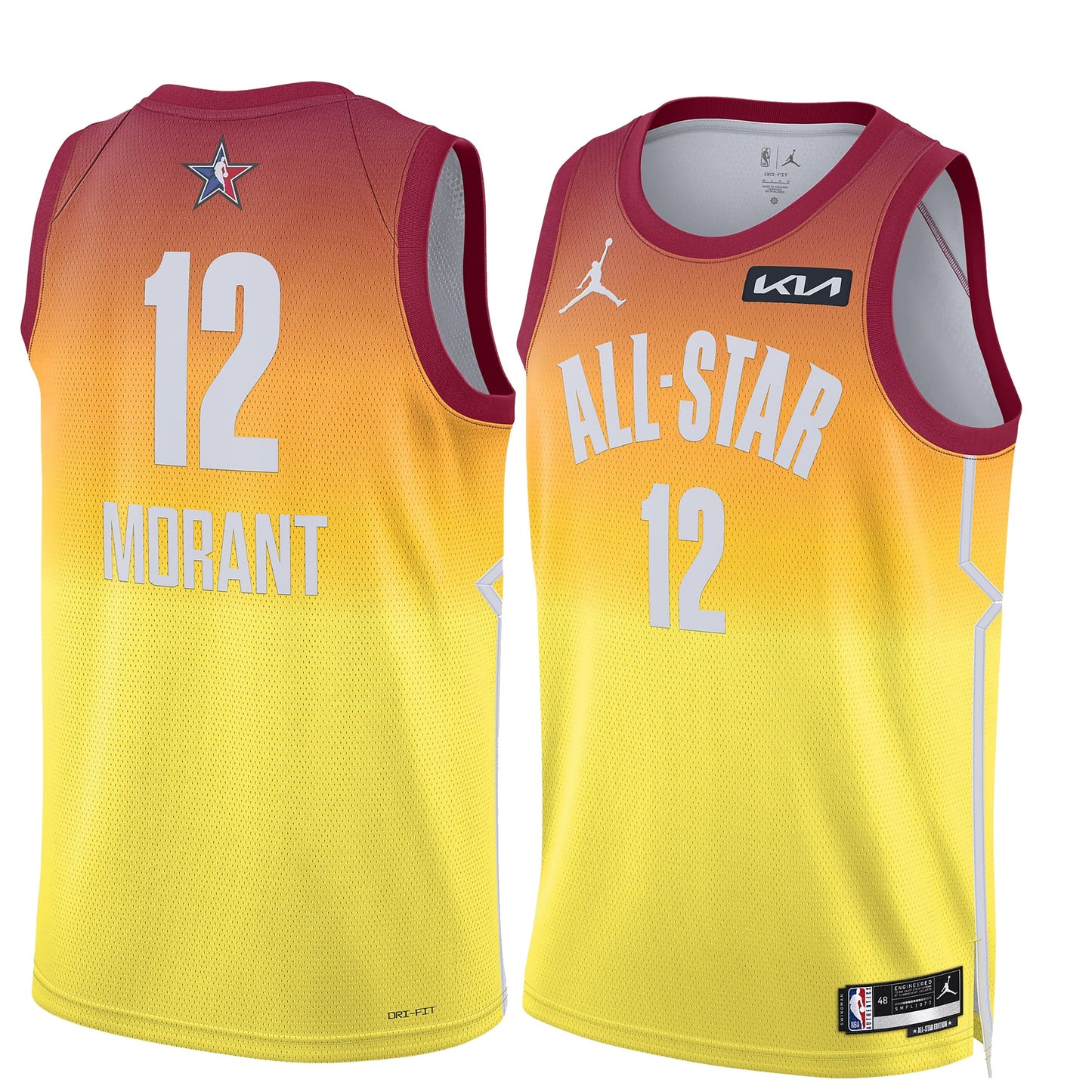 Basketball Ja Morant All Star 12 Jersey