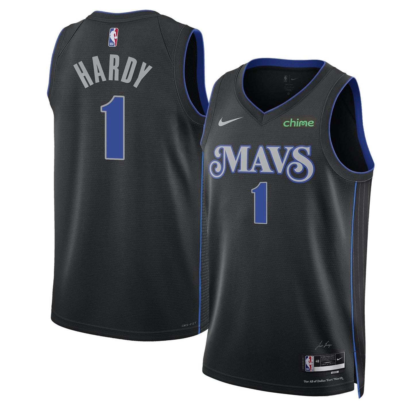 Basketball Jaden Hardy Dallas Mavericks 1 Jersey