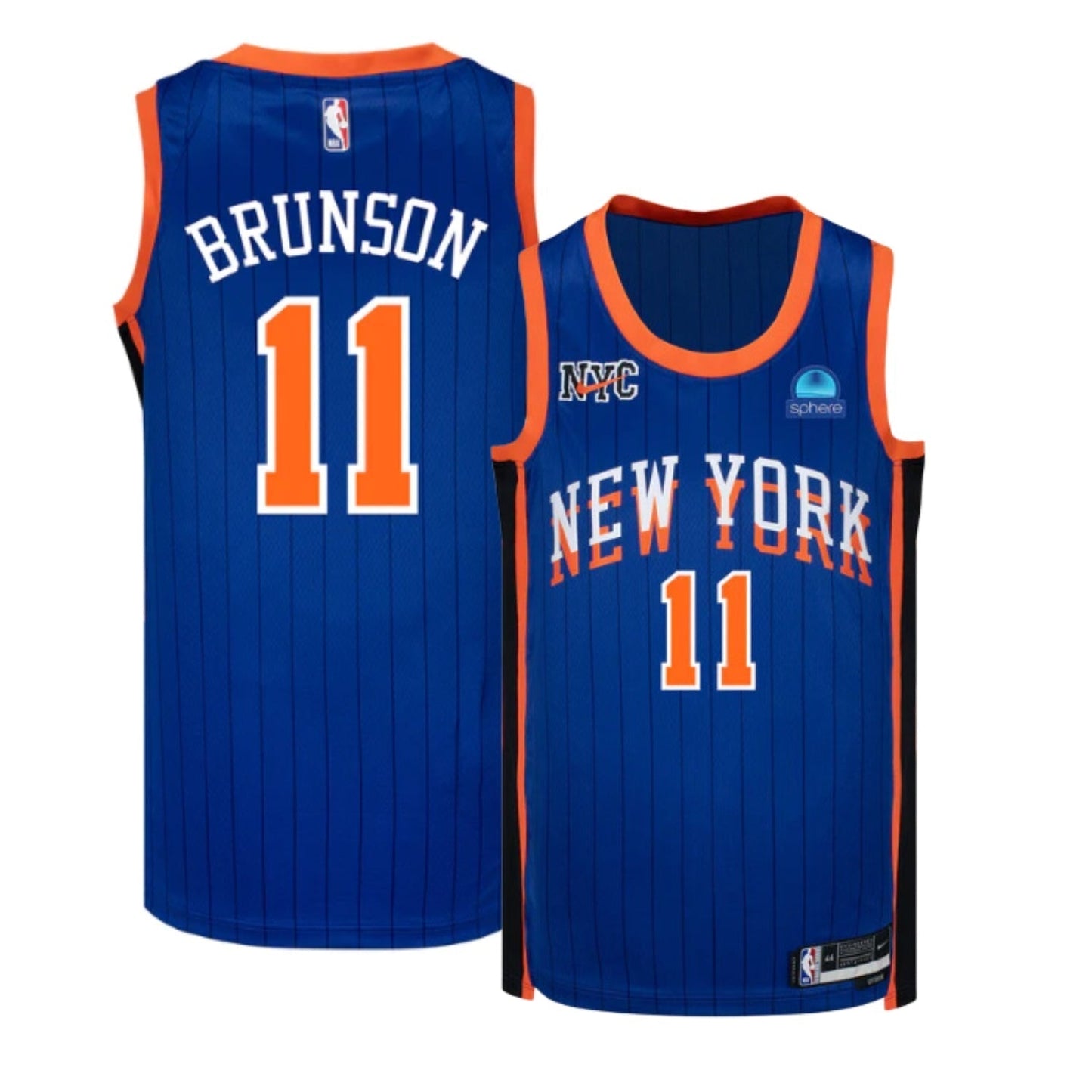 Jalen Brunson New York Knicks 11 Jersey