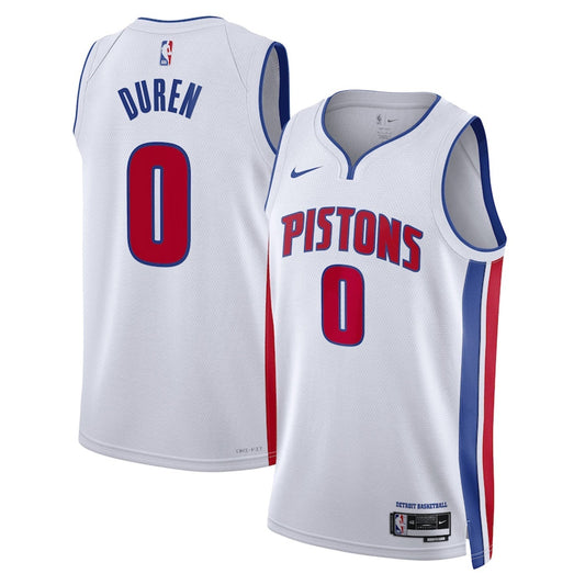 Jalen Duren Detroit Pistons 0 Jersey
