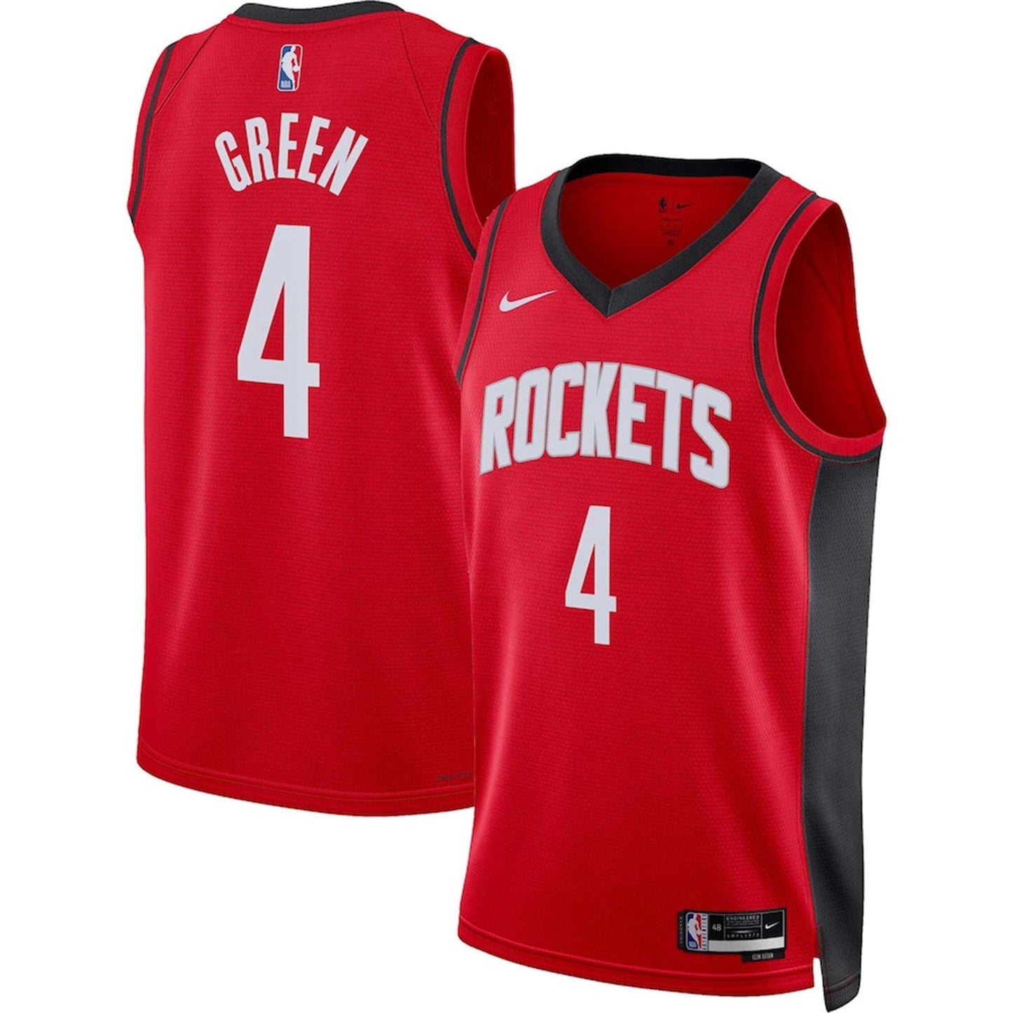 Basketball Jalen Green Houston Rockets 4 Jersey
