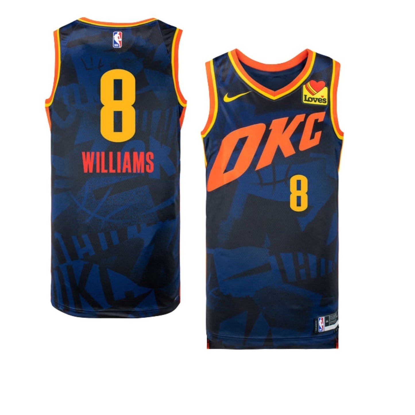 Jalen Williams Oklahoma City Thunder 8 Jersey