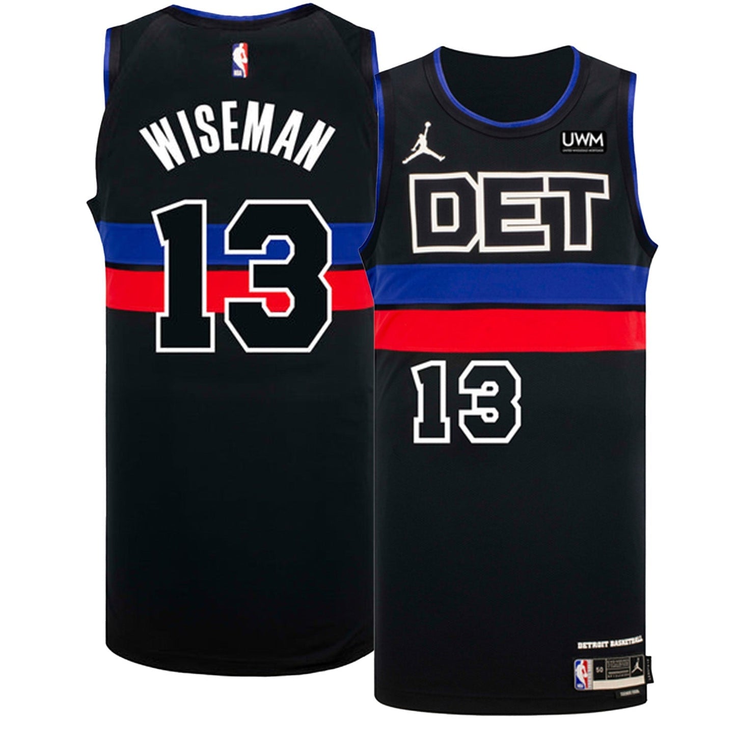 Basketball James Wiseman Detroit Pistons 13 Jersey