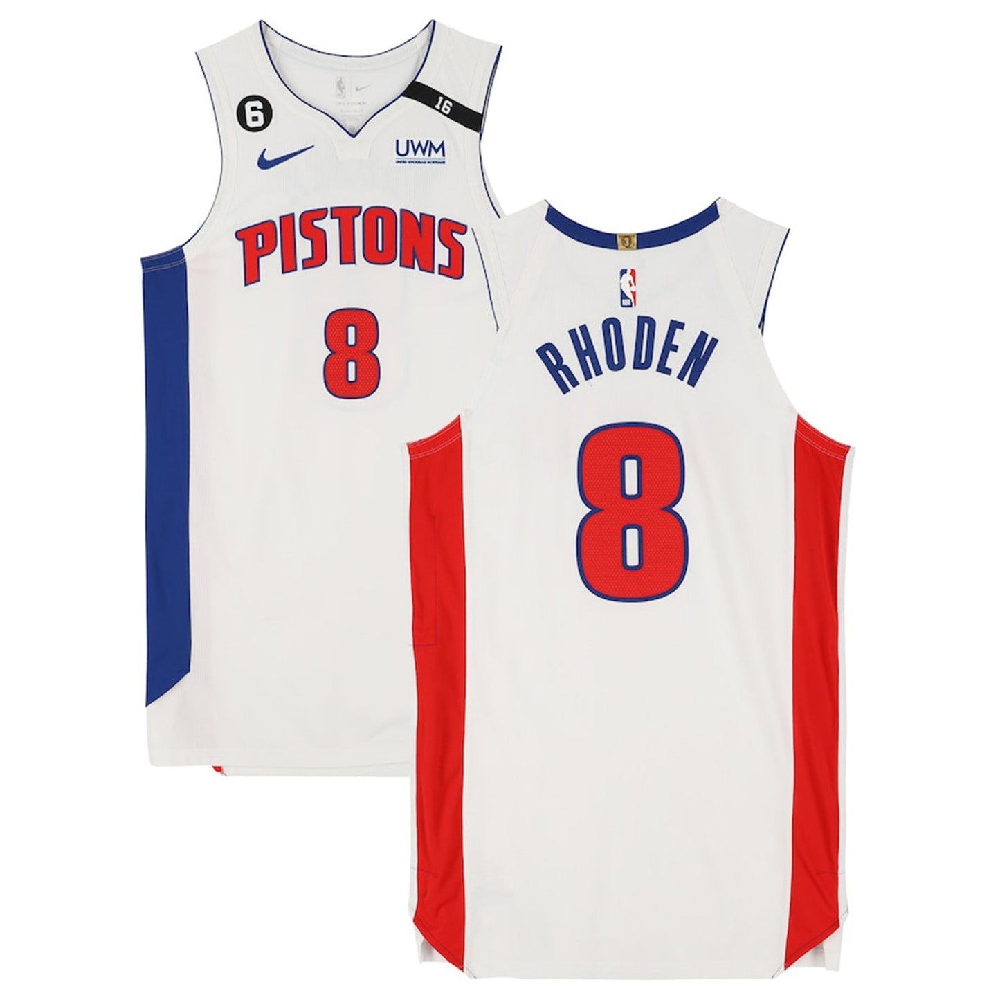 Basketball Jared Rhoden Detroit Pistons 8 Jersey