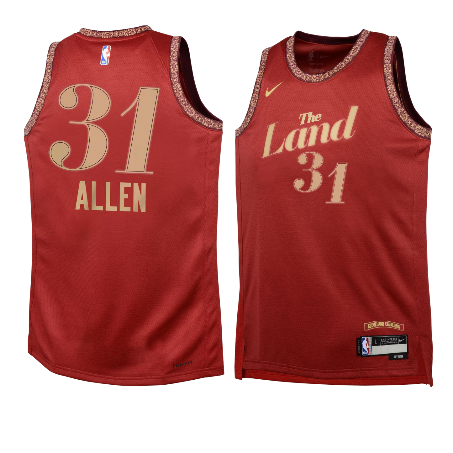 Basketball Jarrett Allen Cleveland Caveliers 31 Jersey