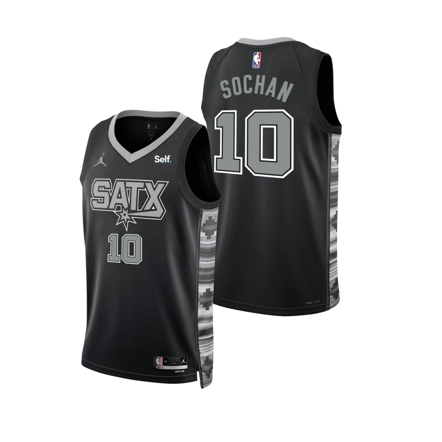 Jeremy Sochan San Antonio Spurs 10 Jersey