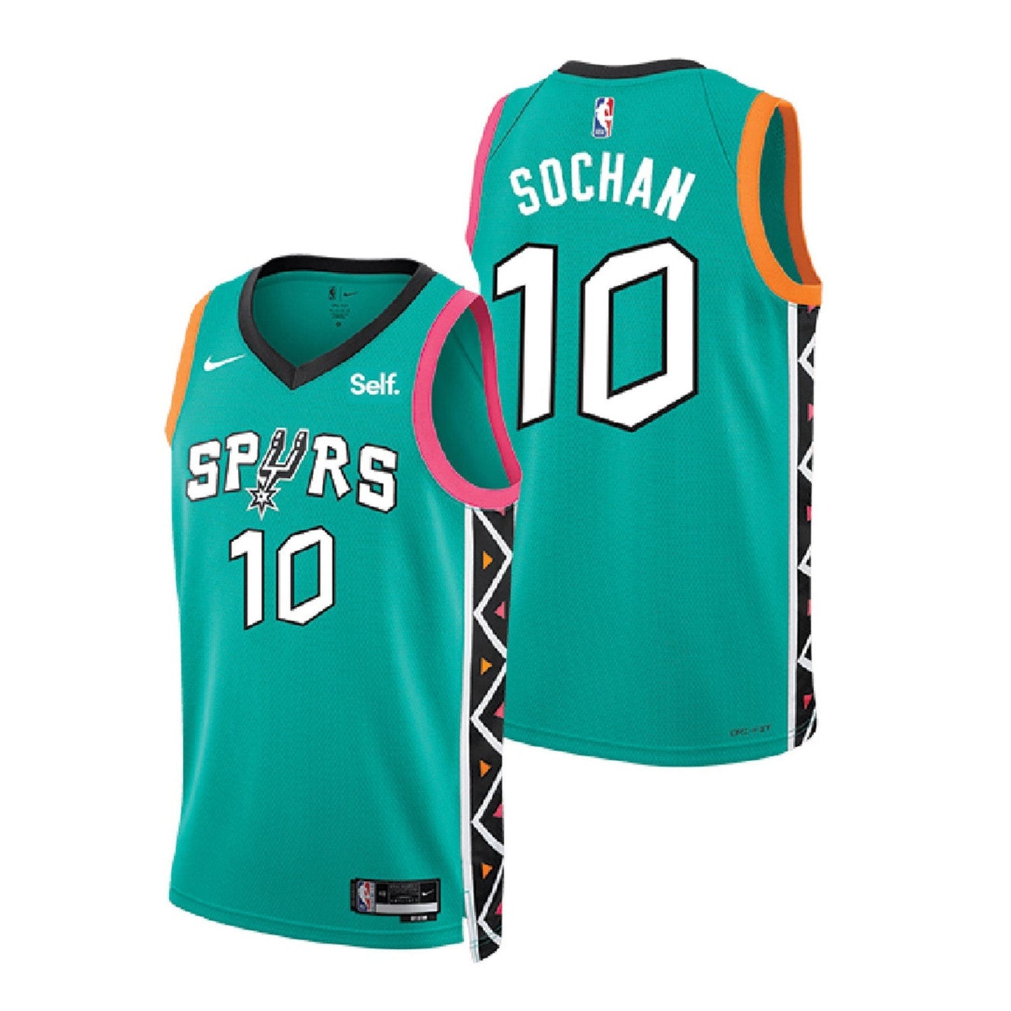 Basketball Jeremy Sochan San Antonio Spurs 10 Jersey
