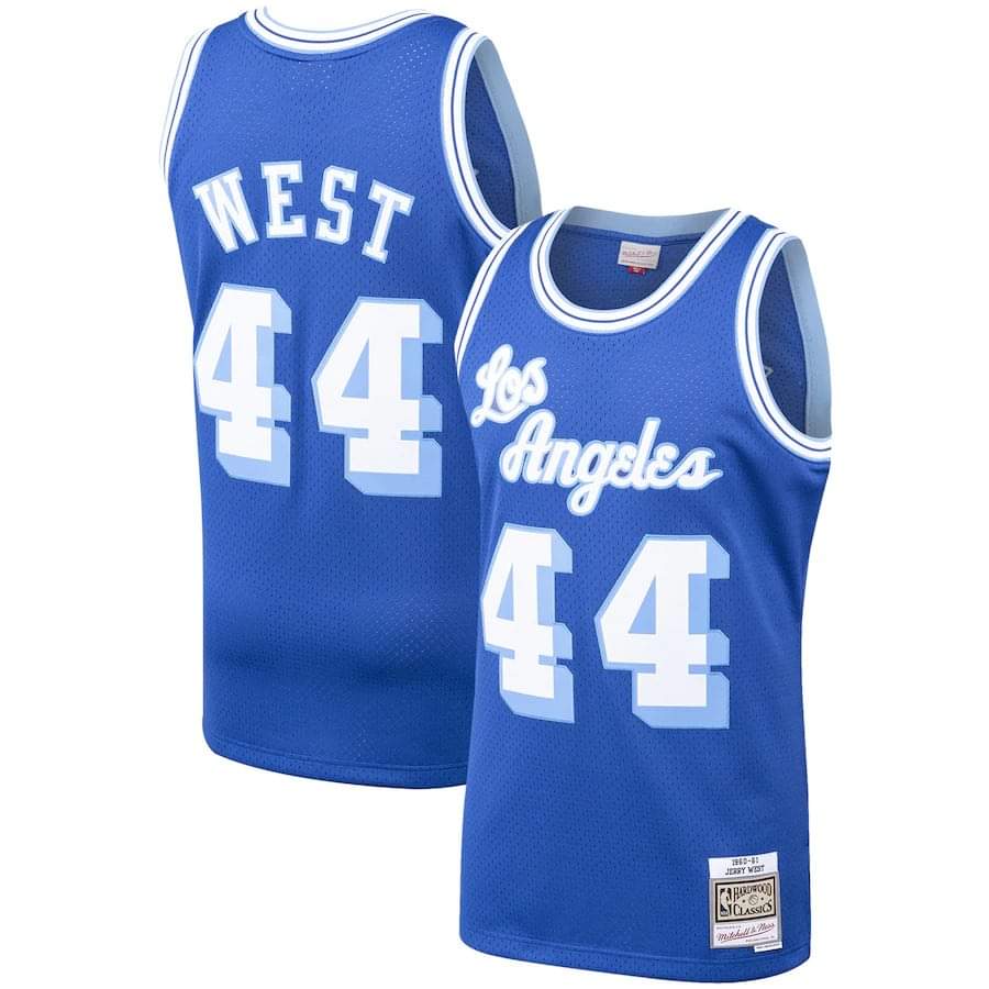 Jerry West Los Angeles Lakers 44 Jersey
