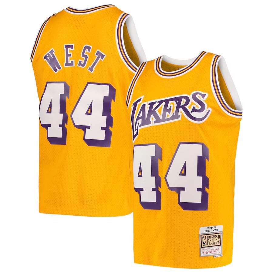 Jerry West Los Angeles Lakers 44 Jersey