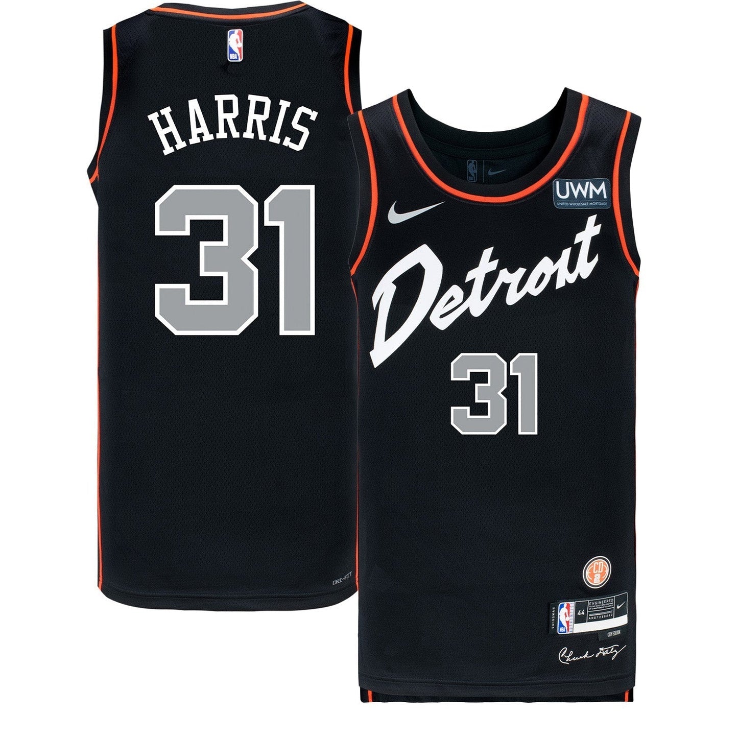 Joe Harris Detroit Pistons 31 Jersey