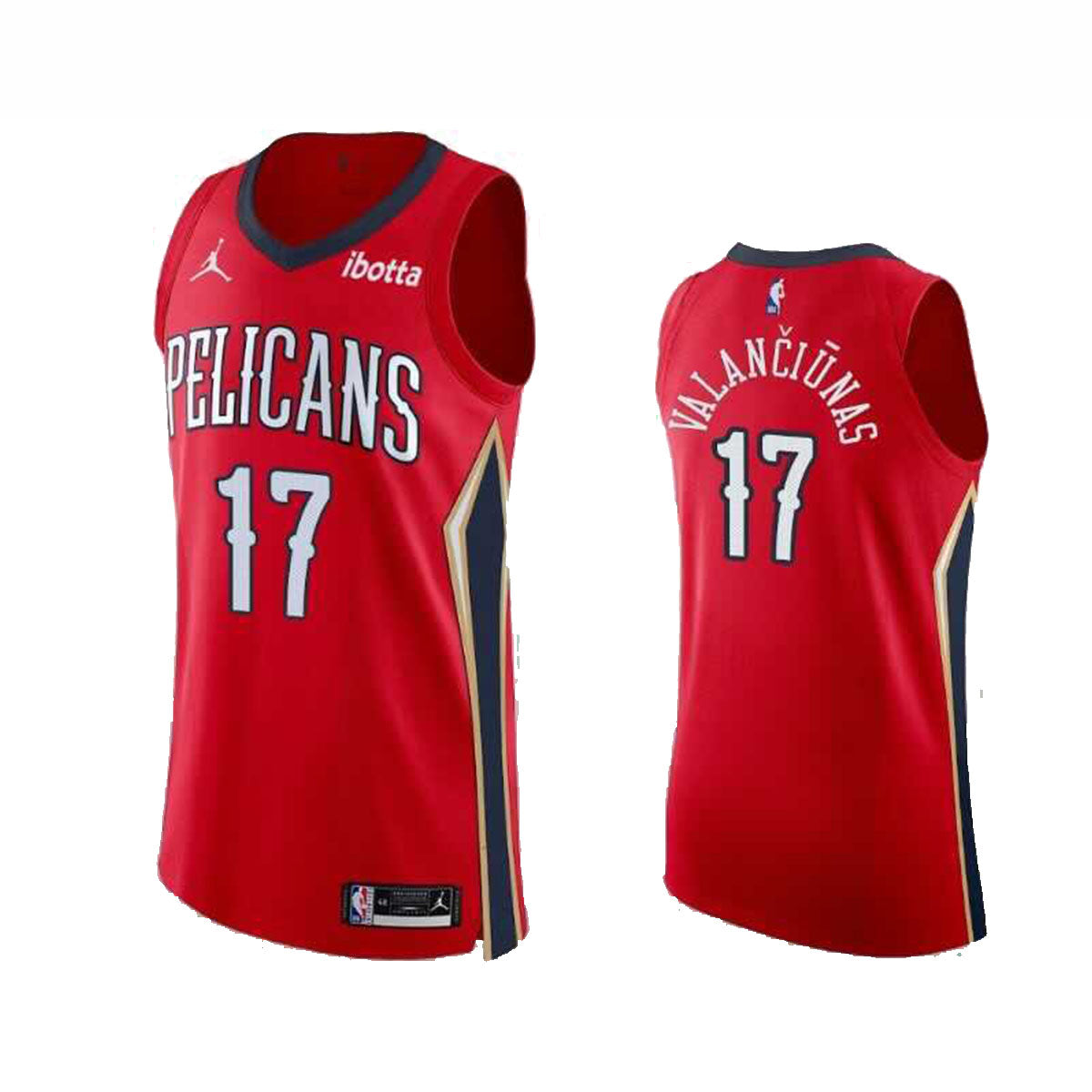 Basketball Jonas Valanciunas New Orleans Pelicans 17 Jersey